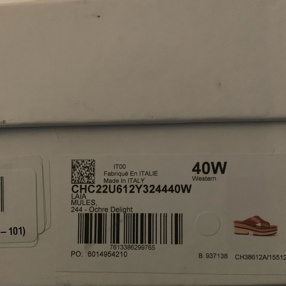 Chloe Laia leather platform mules SZ 40/US 10 NIB - Picture 5 of 9